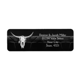 Western Rustikal, schwarz und weiß Save the Date