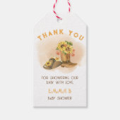 Western Rustikale Boho Geschlechtsneutrale Babydus Geschenkanhänger (Vorderseite)