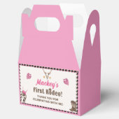 Western Rustikale Cowboy Geburtstagsparty Geschenkschachtel (Geöffnet)