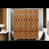 Western Rustikale Duschvorhänge Horizontal Duschvorhang