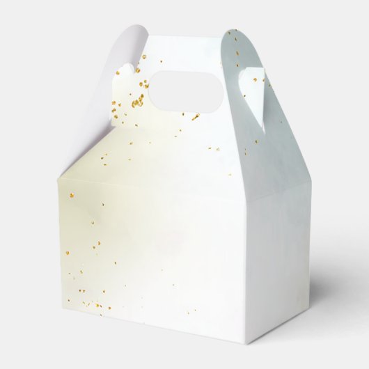 Western Rustikale Geburtstagsparty Geschenkschachtel (Rückseite)