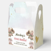 Western Rustikale Geburtstagsparty Geschenkschachtel (Geöffnet)