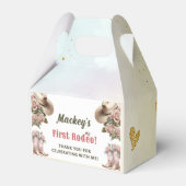 Western Rustikale Geburtstagsparty Geschenkschachtel (Vorderseite)