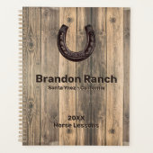 Western Rustikale Hufeisenfahrt Lektionen Planer (Vorderseite)