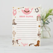 Western Rustikale Zeitkapsel - Karte (Stehend Vorderseite)