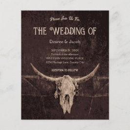 Western Rustikaler Brauner Bulldogge