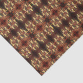 Western Rustikaler Bullskull Land Karierter Stil Seidenpapier (Ausschnitt)