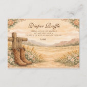 Western Saddle Desert Diapper Raffle Begleitkarte (Vorderseite)