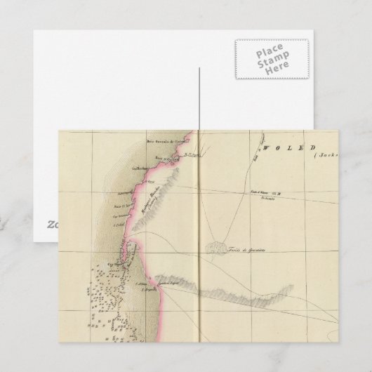 Western Sahara, Afrika 12 Postkarte (Vorne/Hinten)