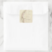 Western Sahara, Afrika 12 Quadratischer Aufkleber (Tasche)