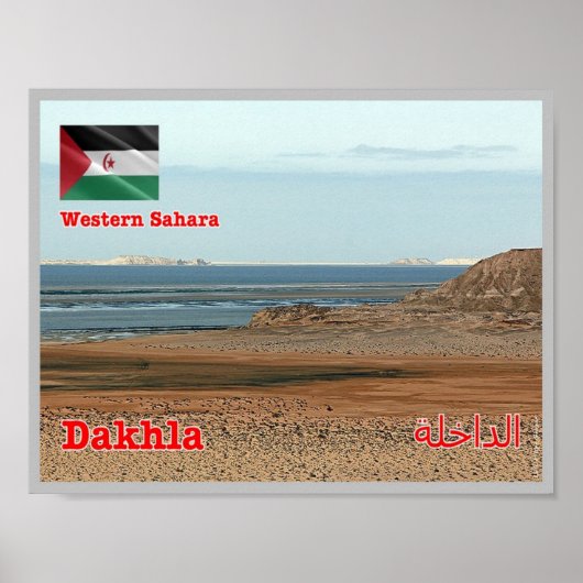 Western Sahara - Dakhla Bay - Poster (Vorne)