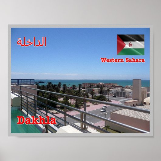Western Sahara - Dakhla - Poster (Vorne)