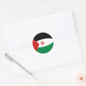 Western Sahara Fisheye Flag Sticker (Umschlag)