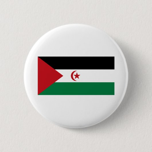 Western Sahara Flag Button (Vorderseite)