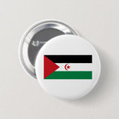 Western Sahara Flag Button (Vorne & Hinten)