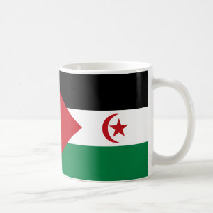 Western Sahara Flag Keramik Tasse