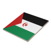 Western Sahara Flag Keramik Tile Fliese (Seite)