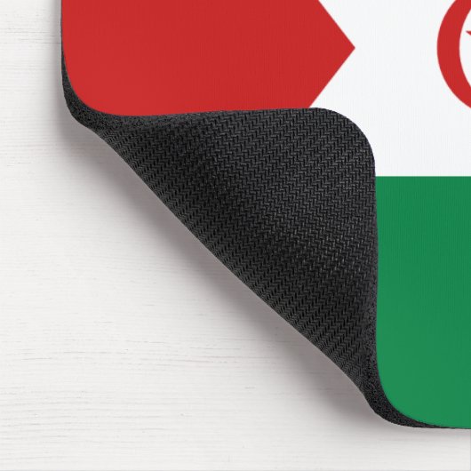 Western Sahara Flag Mousepad (Ecke)