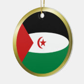 Western Sahara Flag Ornament (Links)