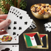 Western Sahara Flag Spielkarten (In Situ)