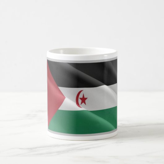Western Sahara - Flagge - Kaffeetasse (Mittel)