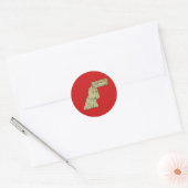 Western Sahara Map Sticker (Umschlag)