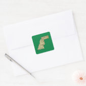 Western Sahara Map Sticker (Umschlag)