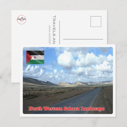 Western Sahara - Postkarte (Vorne/Hinten)
