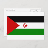 Western sahara postkarte (Vorne/Hinten)