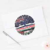 Western Sahara Sahrawi Australischer Bäume Runder Aufkleber (Umschlag)