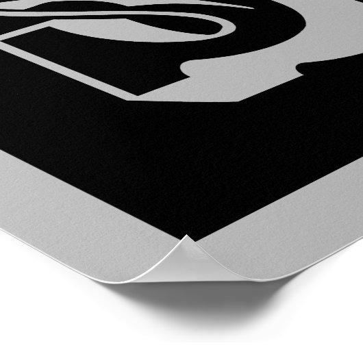 Western Saloon Sign Poster (Ecke)