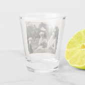 Western Salzgrasweg - Ausflug zum Mittagessen Schnapsglas (Rückseite)