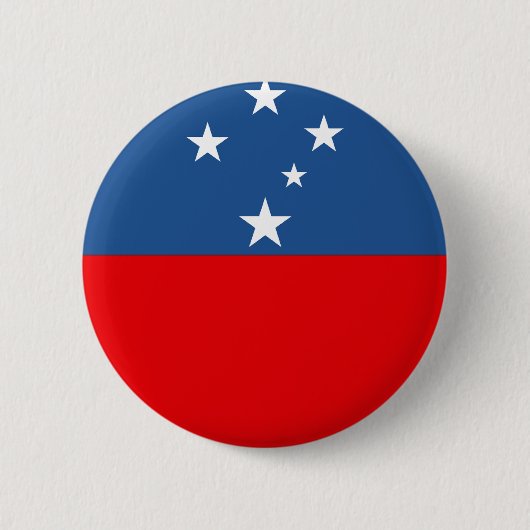 Western Samoa Flag Button (Vorderseite)