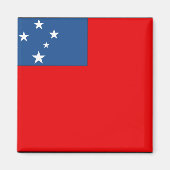 Western Samoa Flag Magnet (Vorne)