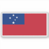 Western Samoa Trust Territory flagge (1949-1962) Aufkleber (Vorderseite)