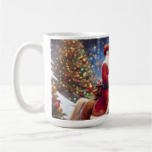Western Santa Claus Reiten Kaffeetasse (Links)