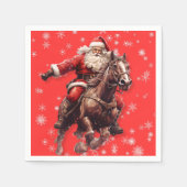 Western Santa Paper Napkins Serviette (Vorderseite)