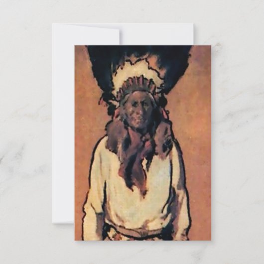 Western "Santiago" Art von Gerald Cassidy Dankeskarte (Vorderseite)