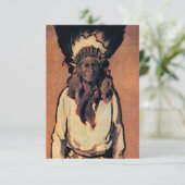 Western "Santiago" Art von Gerald Cassidy Dankeskarte (Stehend Vorderseite)