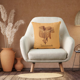 Western, Sattel, Cowgirl, Reiten, Muttertag Kissen