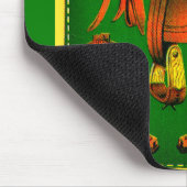 Western-Sattel und Cowboystiefel Mousepad (Ecke)