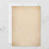 Western sattelt auf und begleitet uns zur Geburtst Einladung (Rückseite)