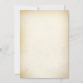 Western sattelt auf und begleitet uns zur Geburtst Einladung (Rückseite)