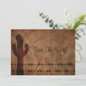 Western Save the Date (Stehend Vorderseite)