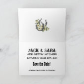 Western Save the Date Ankündigung (Innenseite)