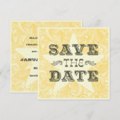 Western Save the Date (zweiseitig) (Vorne/Hinten)