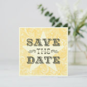 Western Save the Date (zweiseitig) (Stehend Vorderseite)