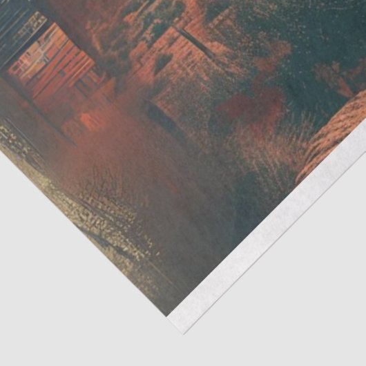 Western-Scanner Streifen Decoupage Seidenpapier (Ausschnitt)