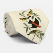 Western, Scarlet Tanagers Audubon Birds of America Krawatte (Gerollt)