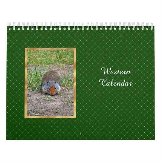 Western Scenes Gold Kalender (Titelbild)